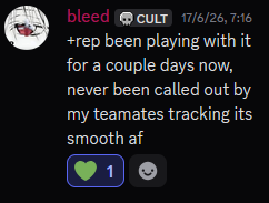 Customer vouch from Discord